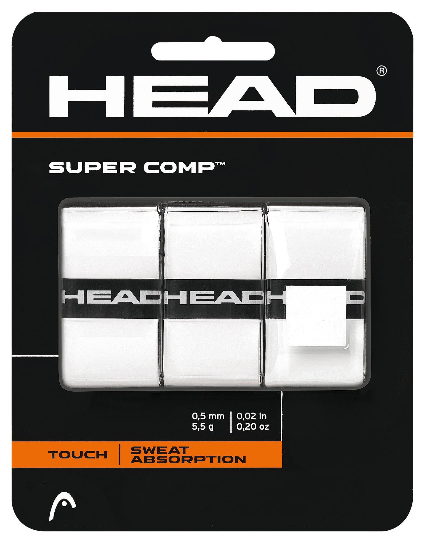 HEAD - SUPER COMP 3 PCS PACK (OVERGRIP)
