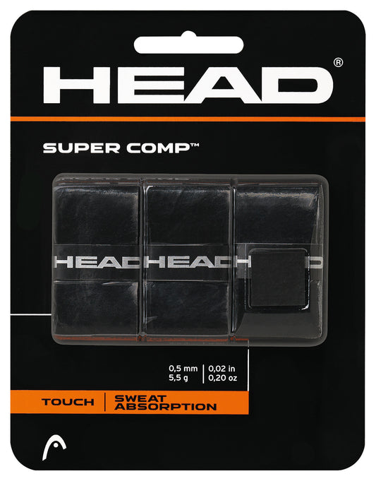 HEAD - SUPER COMP 3 PCS PACK (OVERGRIP)
